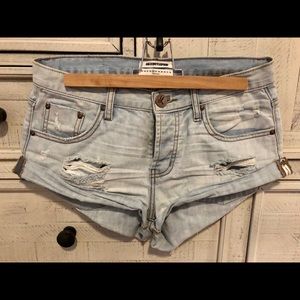 One by One Teaspoon Denim Bandits Shorts